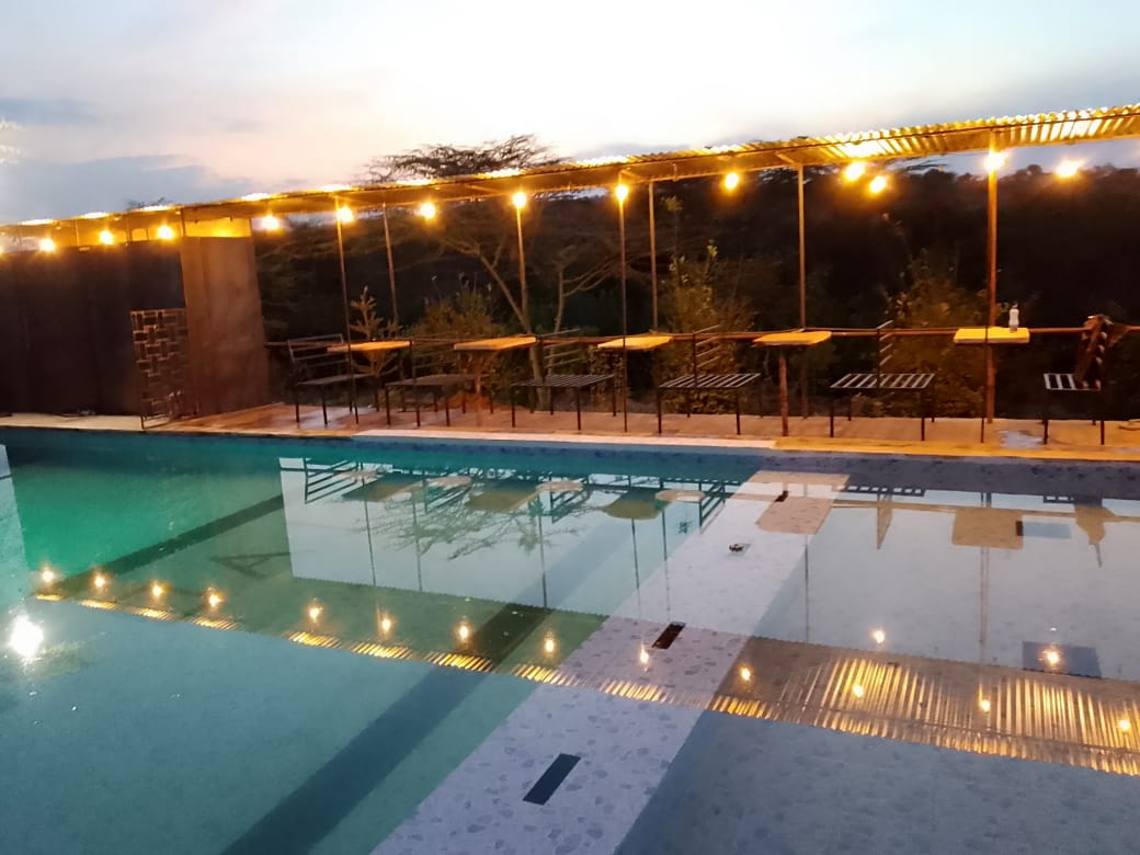 Swimming pool sessions at Sidai Resort